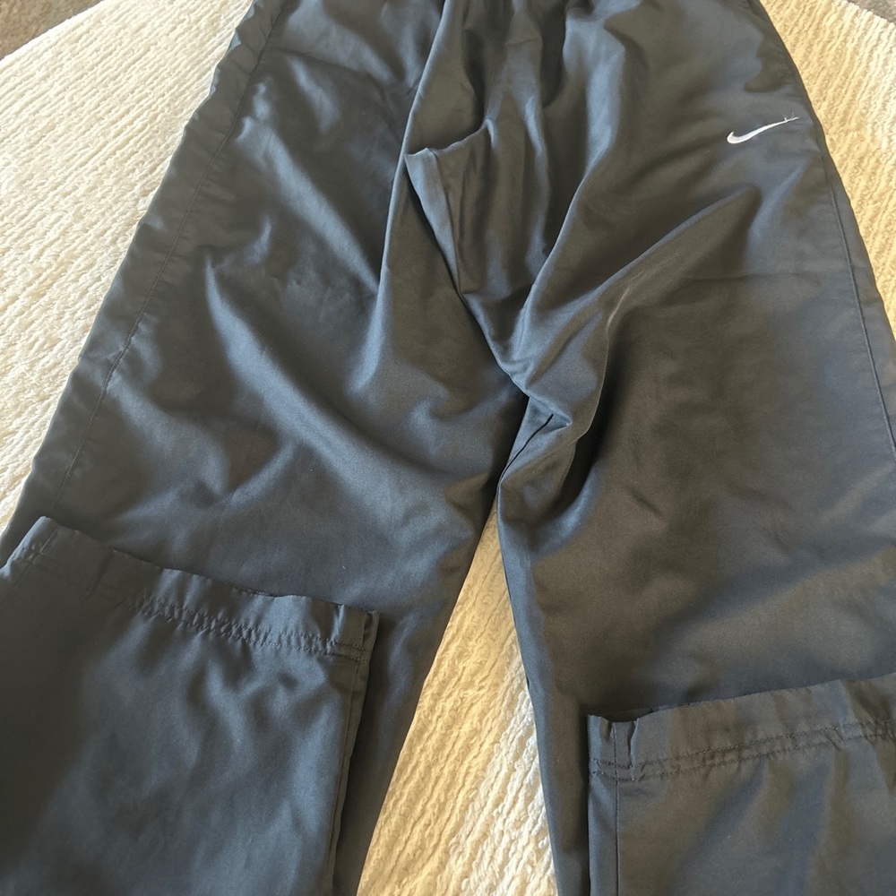 Nike Sweatpants Mens XL Black Embroidered Swoosh Logo Drawstrings Sweatpants